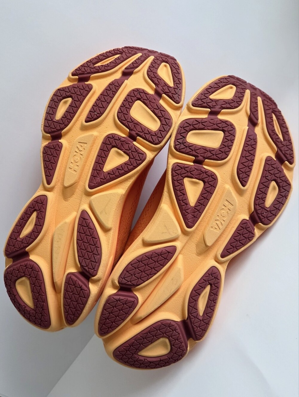 Hoka Bondi 8 Running Shoes In Amber Haze/ Sherbet, Size 10.5 - Picture 13 of 16